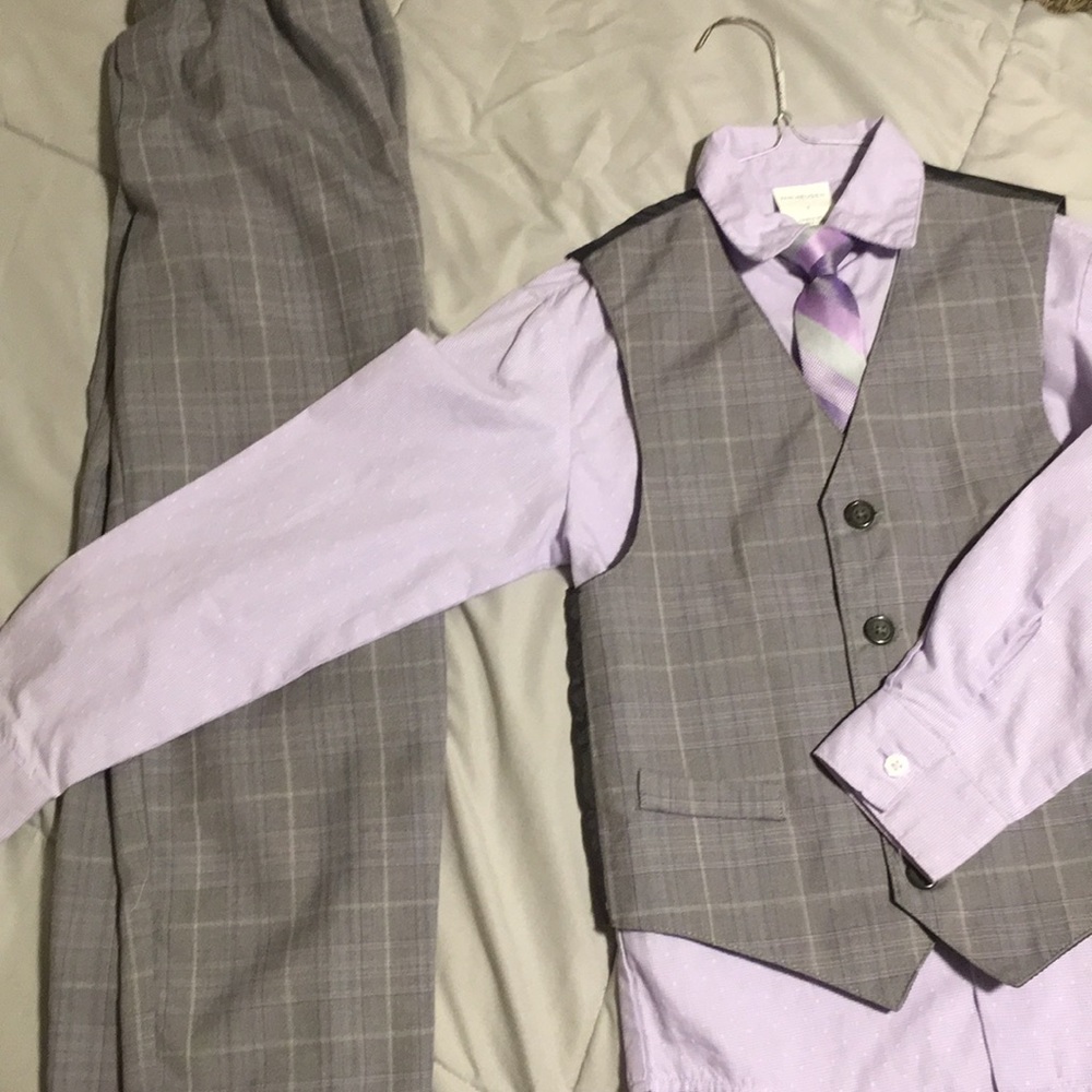 Purple suit
